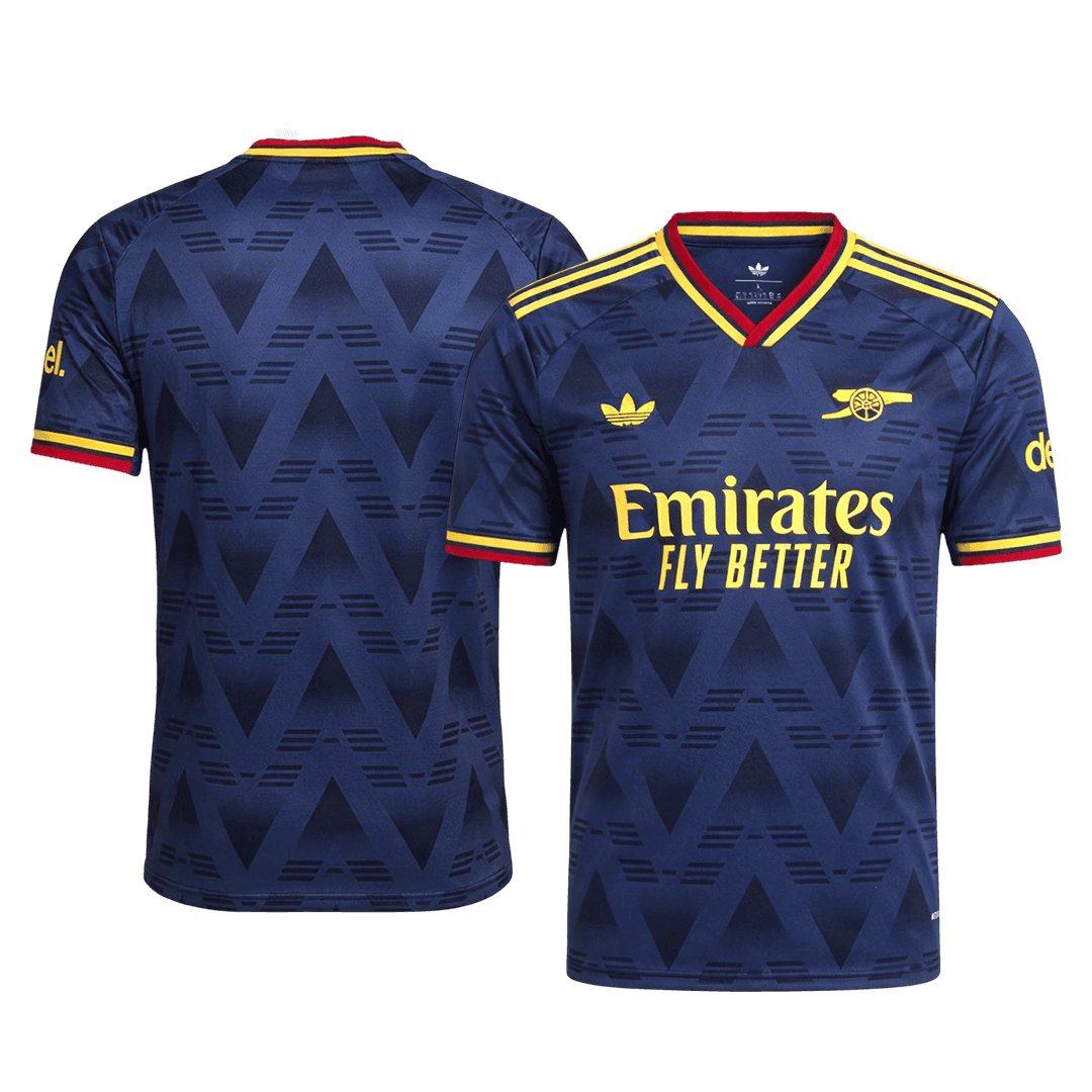 Versão do Jogador Arsenal Fora Futebol Camisas 2026/27 Marinha - camisola de futebol para adeptos em Portugal
