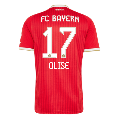 OLISE #17 Bayern Munich Casa Camisa 2026/27 Vermelho