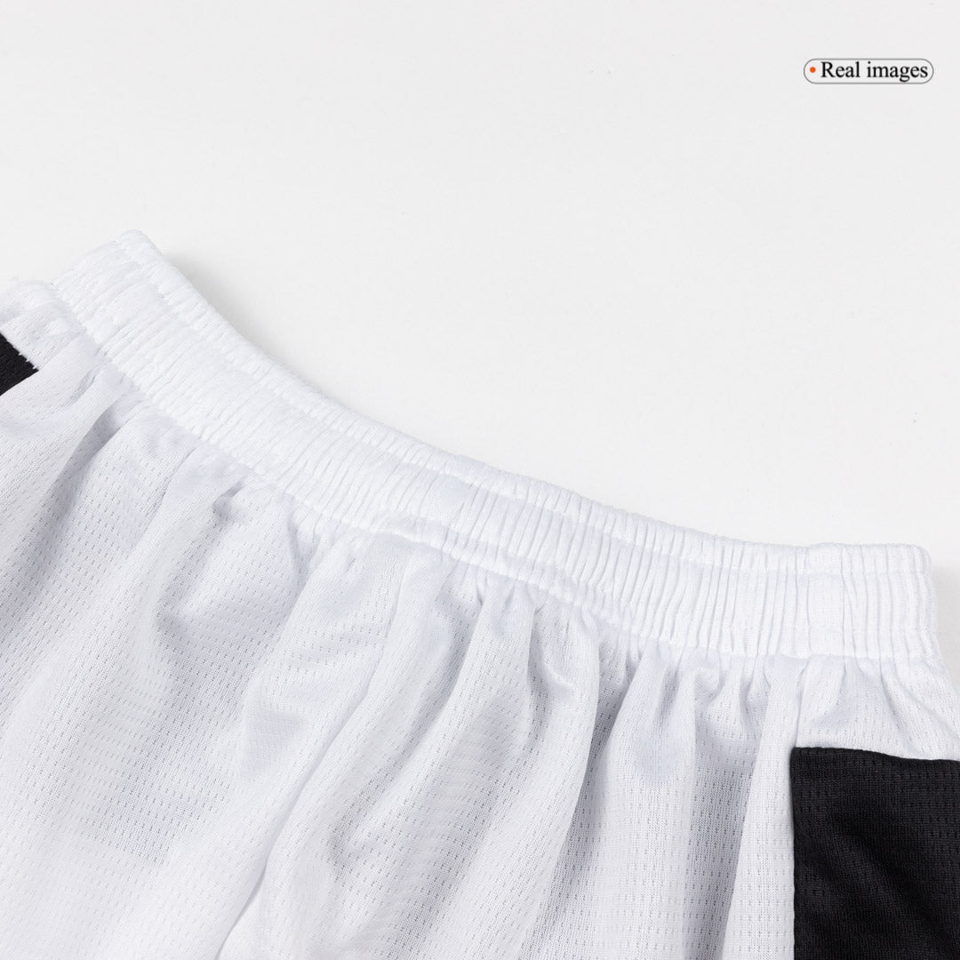 AC Milan Infantil 
 Fora Futebol Camisa Conjunto (Camisa+Shorts+Meias) 2025/26 Branco