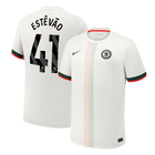 ESTÊVÃO #41 Chelsea Fora Camisa 2025/26 Branco