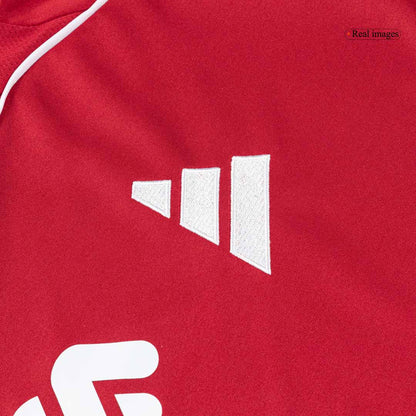 KERKEZ #6 Liverpool Casa Camisa 2025/26 Vermelho