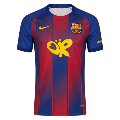 Barcelona Casa Camisa 2025/26 Vermelho&Azul
