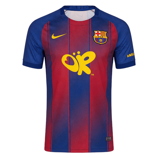 Barcelona Casa Camisa 2025/26 Vermelho&Azul