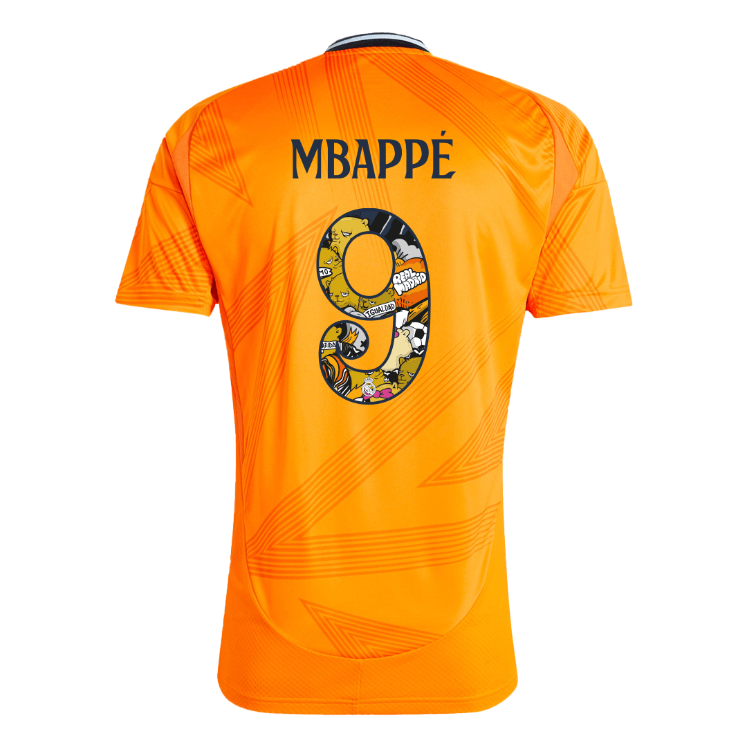 Mbapp¨| #9 Real Madrid Away football shirt 2024/25 - Bear Champ Font