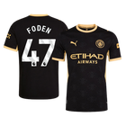 Versão do Jogador FODEN #47 Manchester City Fora Futebol Camisas 2026/27 Preto