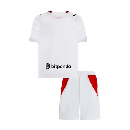 AC Milan Infantil 
 Fora Futebol Camisa 2026/27 Branco