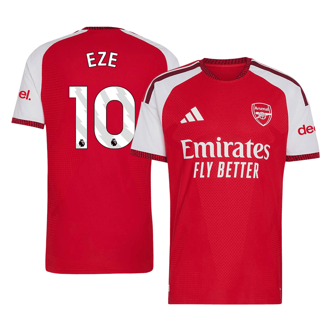 Versão do Jogador EZE #10 Arsenal Casa Futebol Camisas 2026/27 Vermelho