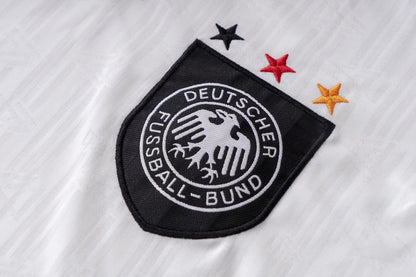 Retrô Alemanha Casa Camisa 1996 Branco