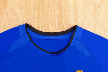 Retrô Manchester United Terceira Camisa 2002/03 Azul