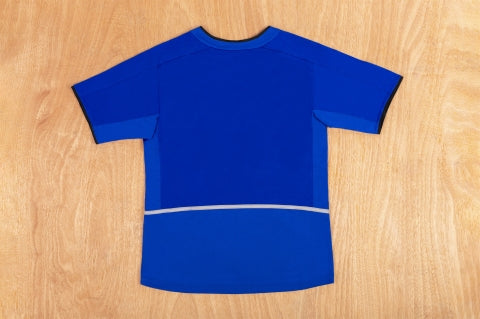 Retrô Manchester United Terceira Camisa 2002/03 Azul