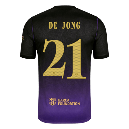 F. DE JONG #21 Barcelona Fora Camisa 2026/27 UCL
