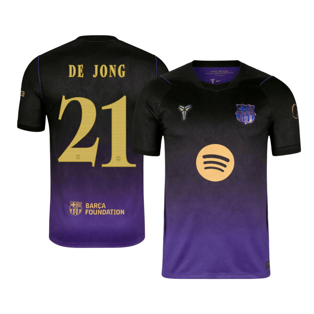 F. DE JONG #21 Barcelona Fora Camisa 2026/27 UCL