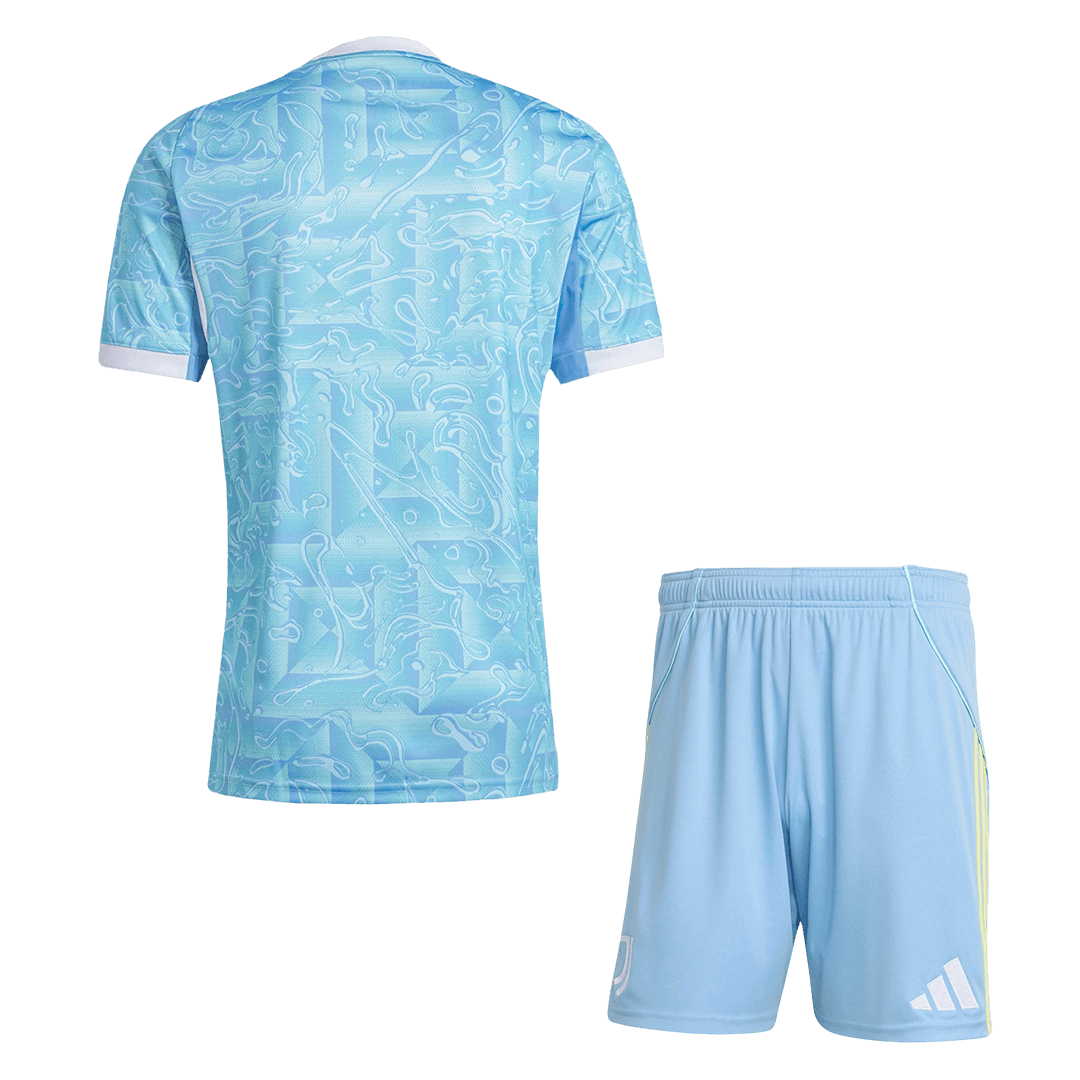 Juventus 
 Fora Camisa Conjunto(Camisa+Calções) 2025/26 Azul