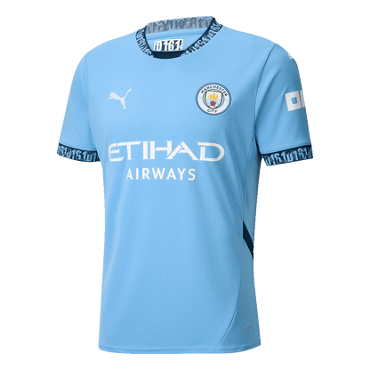 Camisola de futebol Manchester City HAALAND #9 Home 2024/25