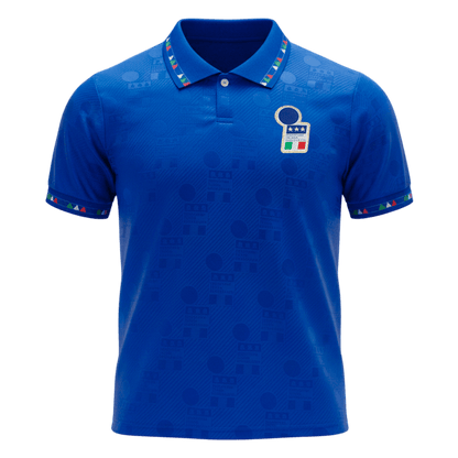 Retrô Italy Casa Camisa 1994 Azul
