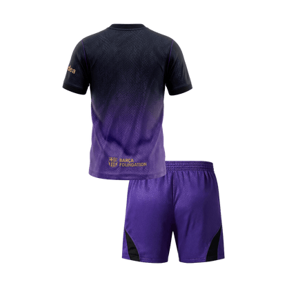 Barcelona Infantil 
 Fora Futebol Camisa 2026/27 Roxo