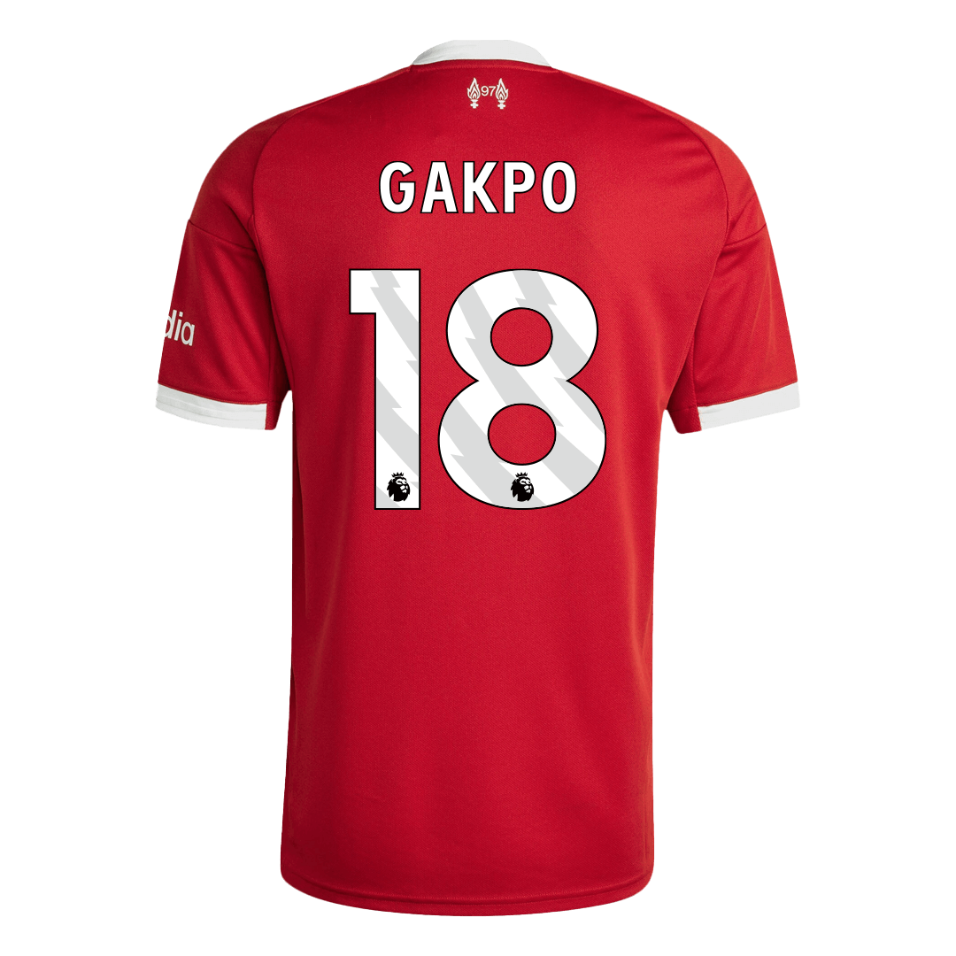 GAKPO #18 Liverpool Casa Camisa 2025/26 Vermelho