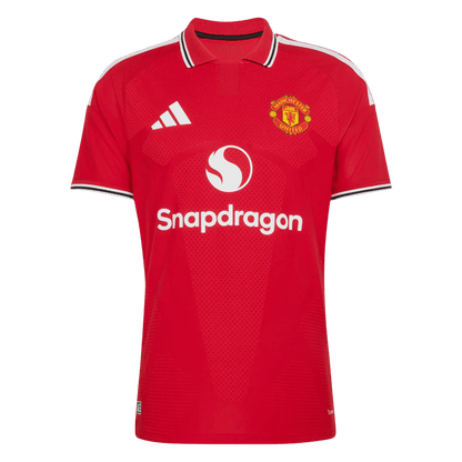 Versão do Jogador B. FERNANDES #8 Manchester United Casa Futebol Camisas 2026/27 Vermelho