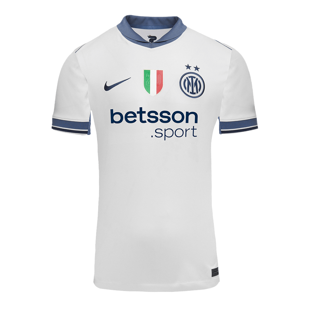 Camisola de futebol LAUTARO #10 Inter de Mil?o Camisola personalizada 2024/25