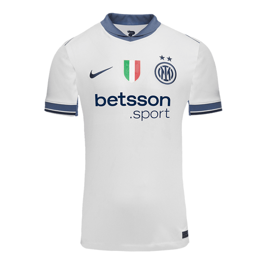 Camisola de futebol Inter de Mil?o fora de casa personalizada 2024/25