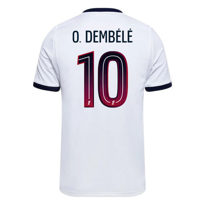 O. DEMBÉLÉ #10 PSG Fora Camisa 2026/27 Branco