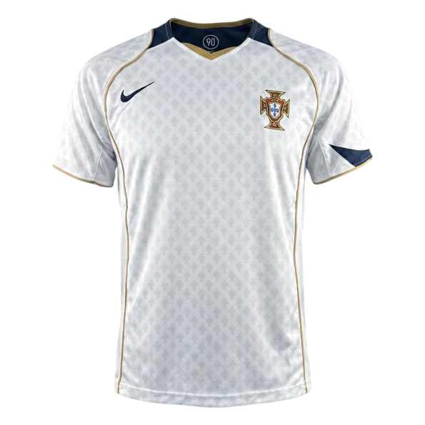 Retrô Portugal Fora Camisa 2004 Branco