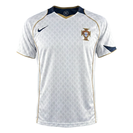 Retrô Portugal Fora Camisa 2004 Branco