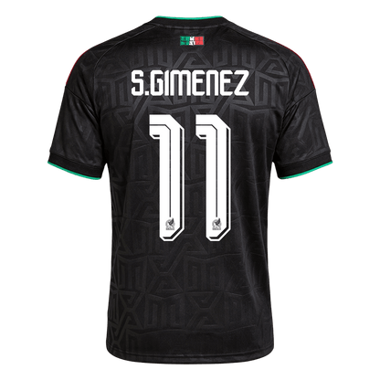 S.GIMENEZ #11 Mexico Terceira Copa do Mundo Camisa 2026 Preto