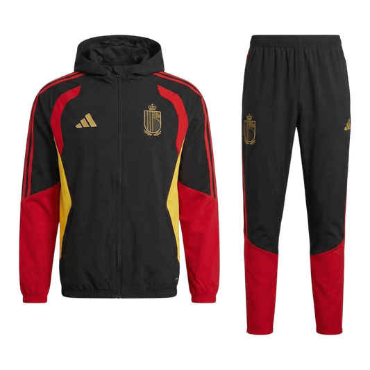 Belgium Treino Conjunto (Top+Calças) 2026 Vermelho&Preto