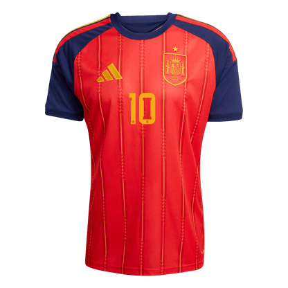 【Super Qualidade】OLMO #10 Spain
 Casa Futebol Camisa 2026 Vermelho