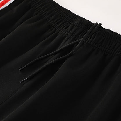 Manchester United Treino Jaqueta Conjunto (Jaqueta + Calças) 2025/26 Vermelho&Preto