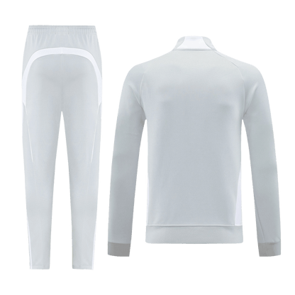 Real Madrid Conjunto Casaco(Blusão+Calça) Formação Blusão 2025/26 Cinza