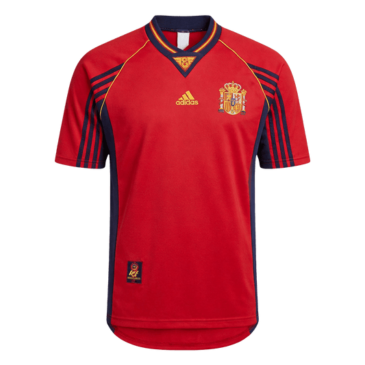Retrô Spain Casa Camisa 1998 Vermelho