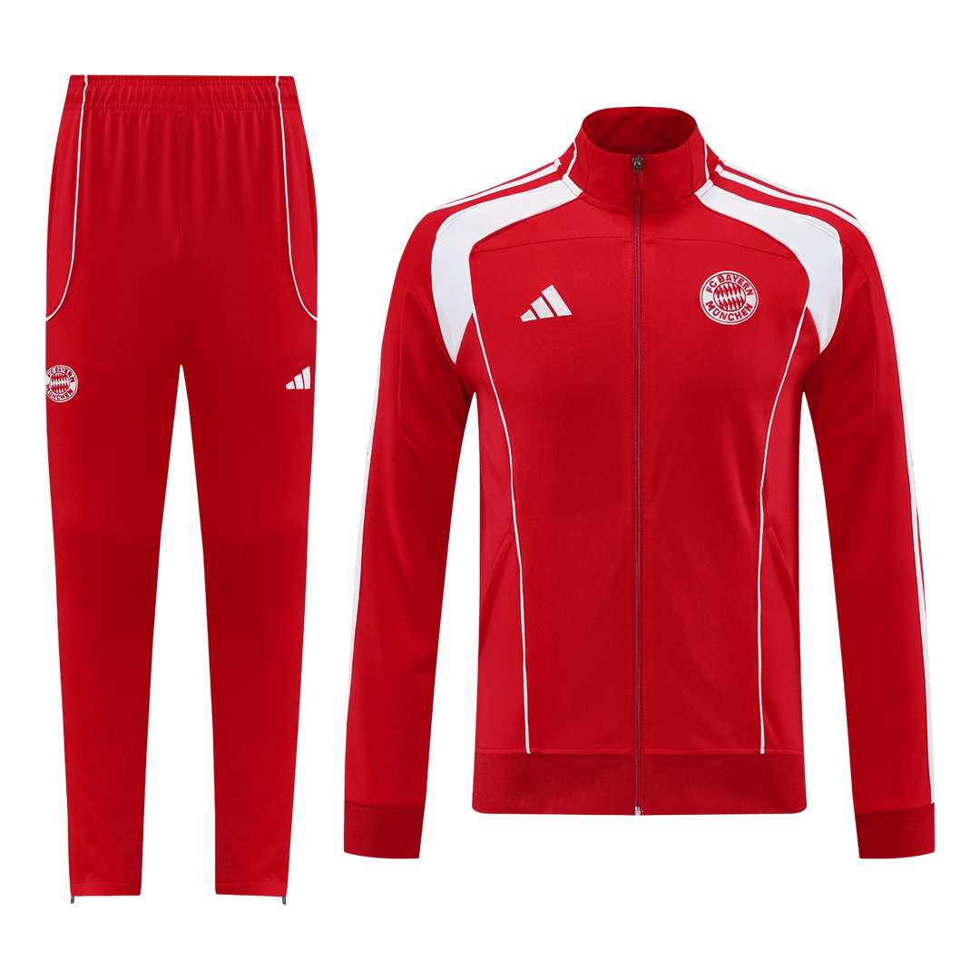 Bayern Munich Treino Jaqueta Conjunto (Jaqueta+Calças) 2025/26 Vermelho
