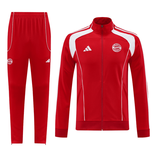 Bayern Munich Treino Jaqueta Conjunto (Jaqueta+Calças) 2025/26 Vermelho