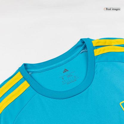 UNAI SIMÓN #23 Spain Goleiro Copa do Mundo Camisa 2026 Azul