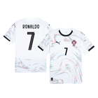 Camisola de futebol RONALDO #7 Portugal Fora de casa Camisola personalizada 2025