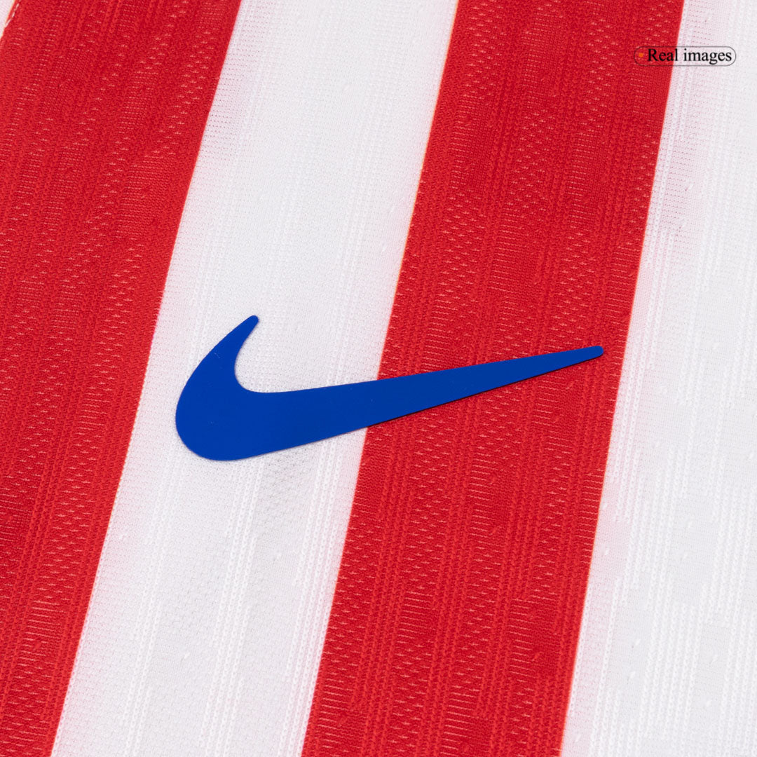 Versão do Jogador SØRLOTH #9 Atletico Madrid Casa Futebol Camisas 2025/26