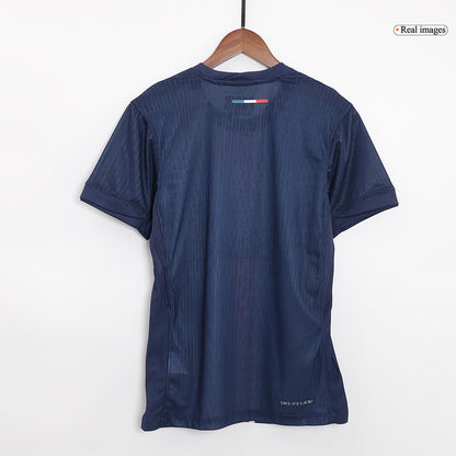 Autêntico BARCOLA #29 PSG Casa UCL Futebol Camisas 2024/25 Marinha - UCL
