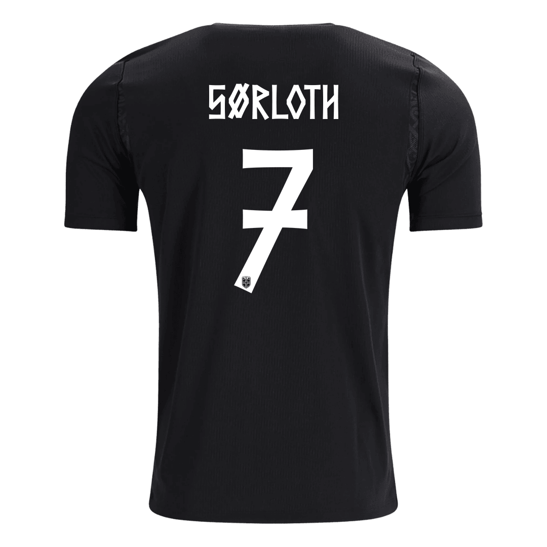 SØRLOTH #7 Norway Fora Copa do Mundo Camisa 2026 Preto