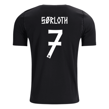 SØRLOTH #7 Norway Fora Copa do Mundo Camisa 2026 Preto