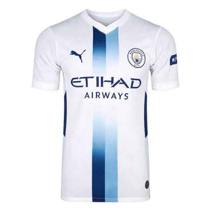 Versão do Jogador Manchester City Terceira Futebol Camisas 2026/27 Branco