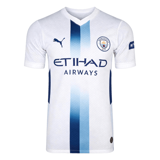 Versão do Jogador Manchester City Terceira Futebol Camisas 2026/27 Branco