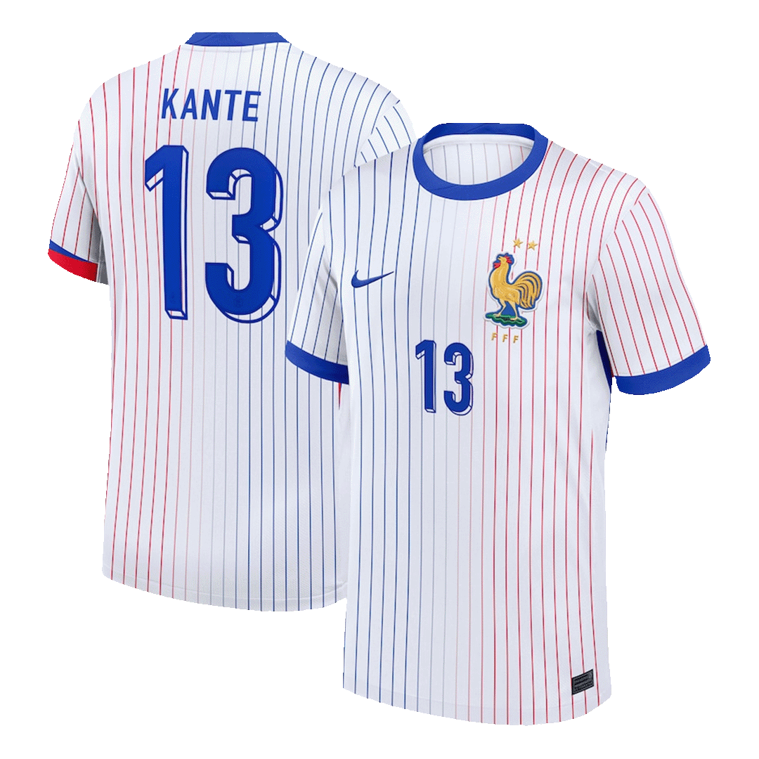 KANTE #13 France Away Euro 2024 Football Shirt