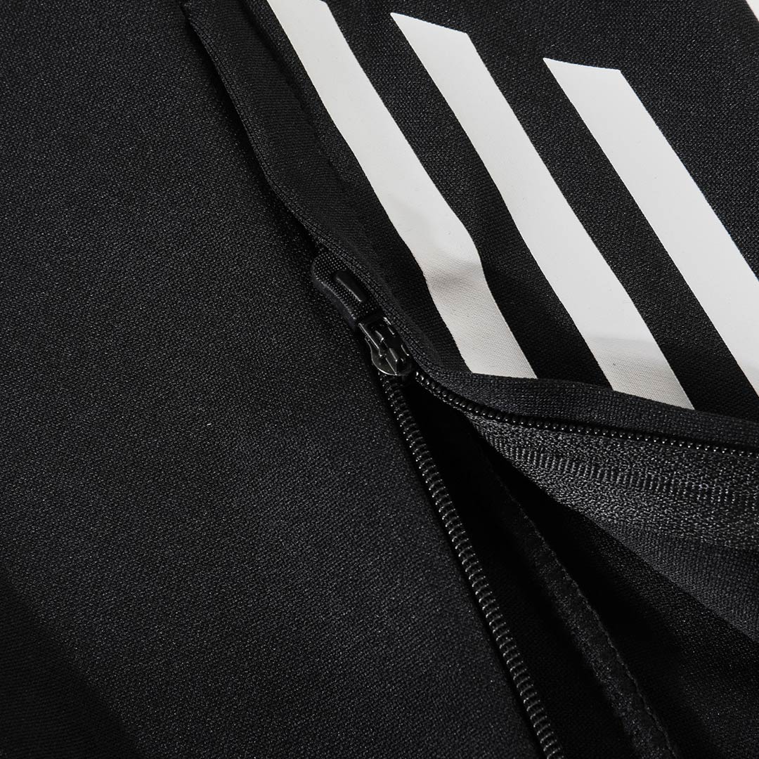 Real Madrid Zíper Moletom Conjunto (Top+Calças) 2025/26 Branco