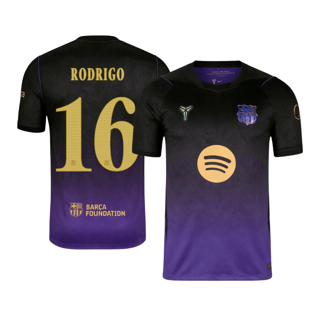 RODRIGO #16 Barcelona Fora Camisa 2026/27 UCL
