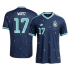 WIRTZ #17 Germany Fora Copa do Mundo Camisa 2026 Marinha