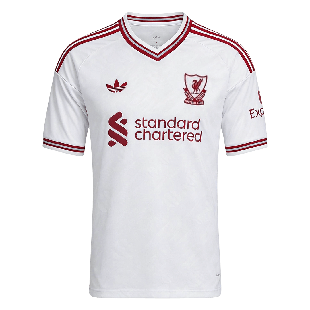 VIRGIL #4 Liverpool Fora Camisa 2026/27 Branco UCL