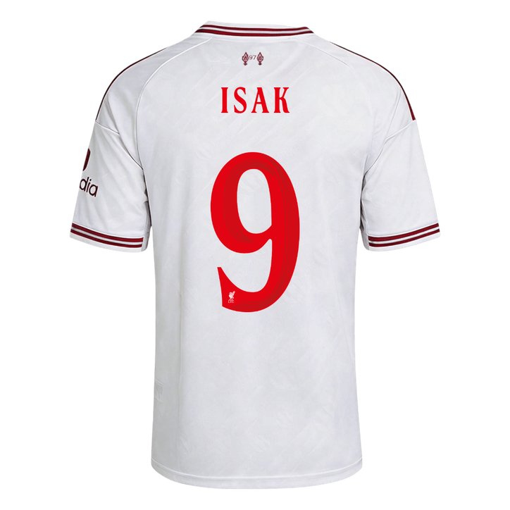 ISAK #9 Liverpool Fora Camisa 2026/27 Branco UCL