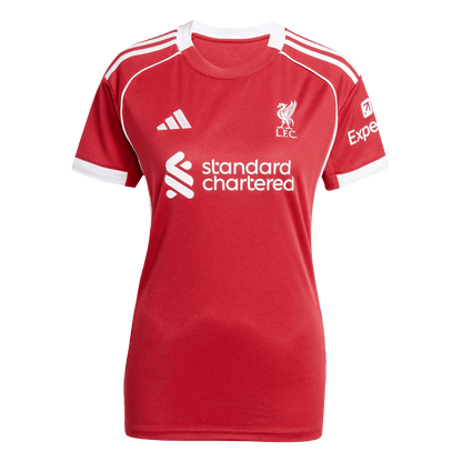 Mulheres Liverpool Lar Camisola De Futebol 25/26 Vermelha